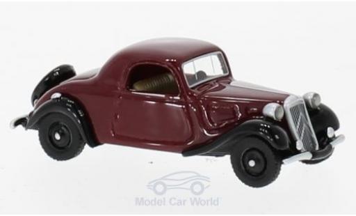 Coche miniatura Citroen Traction 1/87 BoS Models Avant Faux Cabriolet rojo/negro 1936 Citroen Traction 1/87 BoS Models Avant Faux Cabriolet rojo/negro 1936 coche miniatura