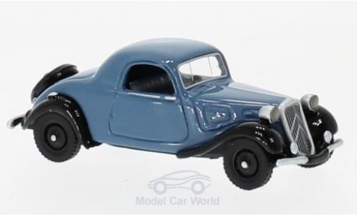 Coche miniatura Citroen Traction 1/87 BoS Models Avant Faux Cabriolet azul/negro 1936 Citroen Traction 1/87 BoS Models Avant Faux Cabriolet azul/negro 1936 coche miniatura