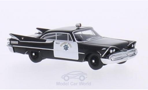 Dodge Custom Royal Lancer 1/87 BoS Models Coupe California Highway Patrol 1959 coche miniatura