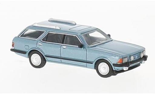 Coche miniatura Ford Granada 1/87 BoS Models MK II Turnier metalico azul 1982 Ford Granada 1/87 BoS Models MK II Turnier metalico azul 1982 coche miniatura