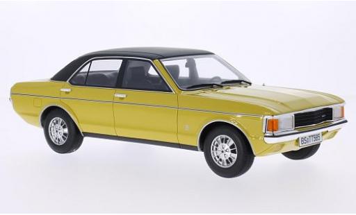 Ford Granada 1/18 BoS Models MKI 2.3 LS amarillo/negro 1975 coche miniatura