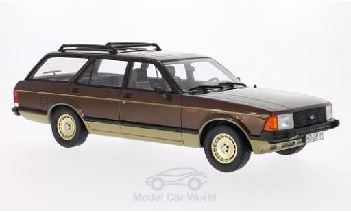 Ford Granada 1/18 BoS Models MKII Turnier metalico marron/gold 1980 coche miniatura