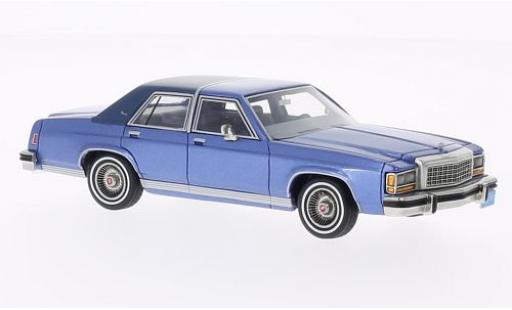 Coche miniatura Ford LTD 1/43 BoS Models Crown Victoria metalico azul/matt-azul 1987 limitée edition Ford LTD 1/43 BoS Models Crown Victoria metalico azul/matt-azul 1987 limitée edition coche miniatura