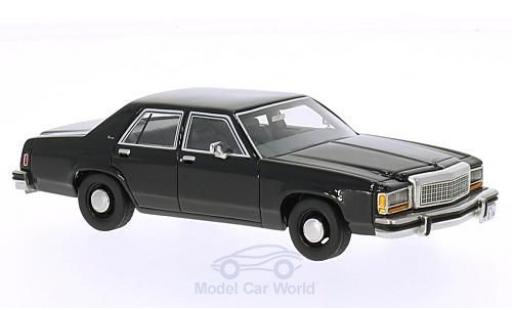 Coche miniatura Ford LTD 1/43 BoS Models Crown Victoria negro 1987 Ford LTD 1/43 BoS Models Crown Victoria negro 1987 coche miniatura