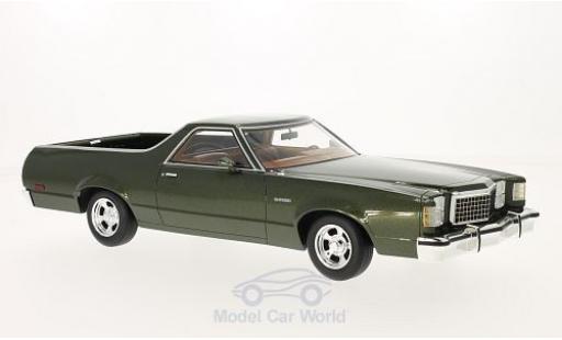 Ford Ranchero 1/18 BoS Models metalico verde 1979 coche miniatura