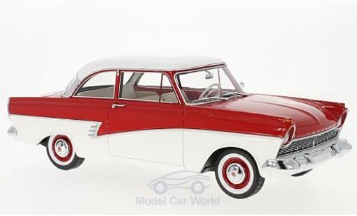 Coche miniatura Ford Taunus 1957 1/18 BoS Models 17M (P2) rojo/blanco 1957 Ford Taunus 1957 1/18 BoS Models 17M (P2) rojo/blanco 1957 coche miniatura