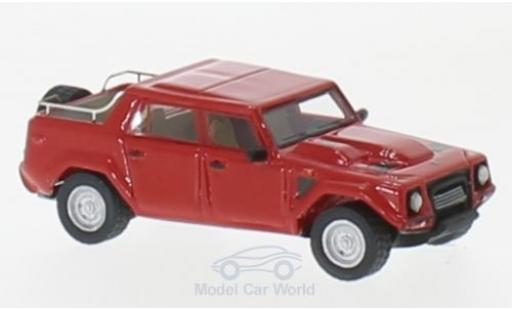 Lamborghini LM 1/87 BoS Models 002 rojo 1986 coche miniatura