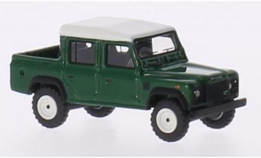 Coche miniatura Land Rover Defender 1/87 BoS Models 110 Double Cab Pickup verde/matt-blanco RHD 1990 Land Rover Defender 1/87 BoS Models 110 Double Cab Pickup verde/matt-blanco RHD 1990 coche miniatura