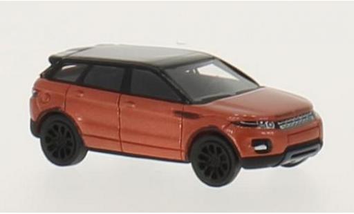 Coche miniatura Land Rover Range Rover 1/87 BoS Models Evoque metalico naranja/negro 2011 Land Rover Range Rover 1/87 BoS Models Evoque metalico naranja/negro 2011 coche miniatura