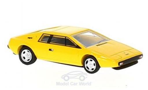 Lotus Esprit 1/87 BoS Models S1 amarillo RHD 1977 coche miniatura