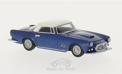 Maserati 3500 GT 1/87 BoS Models metalico azul/blanco 1957 coche miniatura
