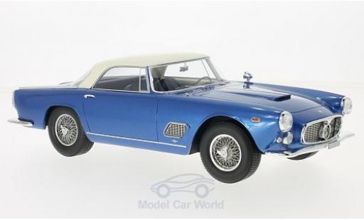 Maserati 3500 GT 1/18 BoS Models Touring metalico azul/blanco 1957 coche miniatura