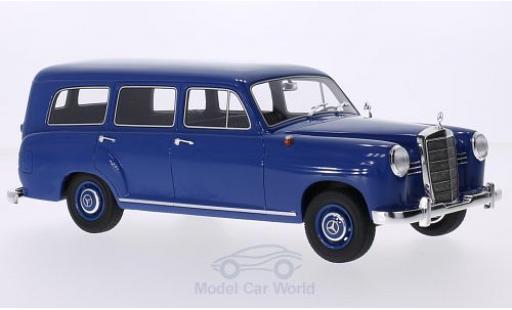 Coche miniatura Mercedes 180 1/18 BoS Models (W120) Universal azul 1954 Mercedes 180 1/18 BoS Models (W120) Universal azul 1954 coche miniatura