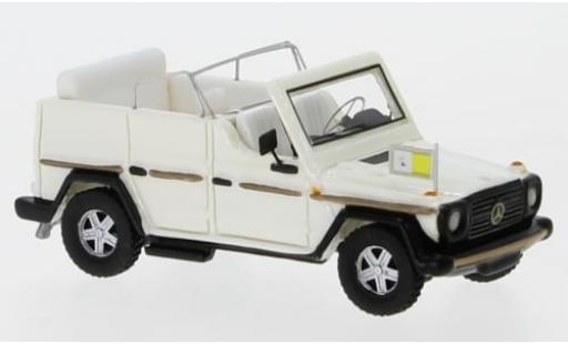 Mercedes 230 1/87 BoS Models G Papamobil metallise weiss 1980 1:87 coche miniatura