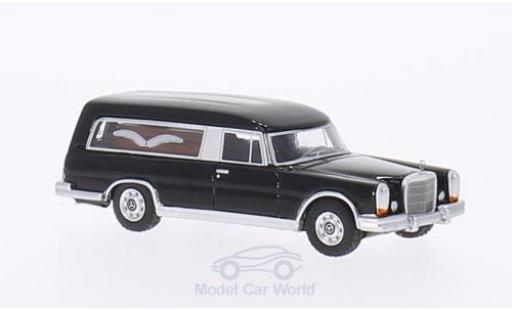 Coche miniatura Mercedes 600 1/87 BoS Models (W100) Pollmann negro 1969 Bestattungswagen Mercedes 600 1/87 BoS Models (W100) Pollmann negro 1969 Bestattungswagen coche miniatura