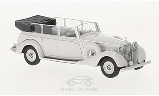 Coche miniatura Mercedes 770 1/87 BoS Models (W150) Spezial Tourenwagen gris 1938 Mercedes 770 1/87 BoS Models (W150) Spezial Tourenwagen gris 1938 coche miniatura