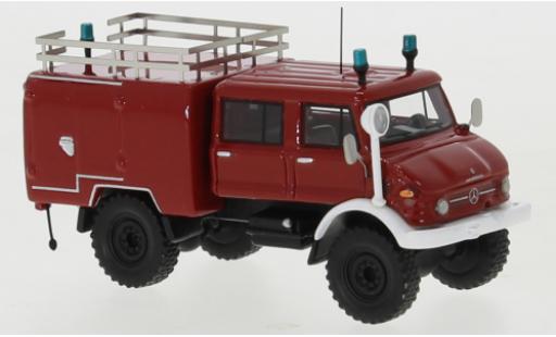 Coche miniatura Mercedes Unimog 1/87 BoS Models U416 DoKa Feuerwehr 1977 Mercedes Unimog 1/87 BoS Models U416 DoKa Feuerwehr 1977 coche miniatura