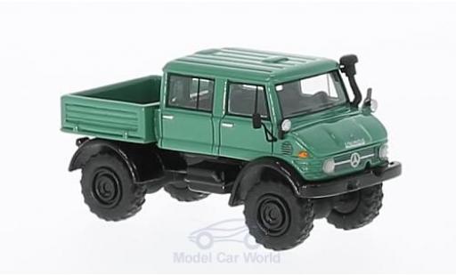 Coche miniatura Mercedes Unimog 1/87 BoS Models U416 DoKa verde 1977 Mercedes Unimog 1/87 BoS Models U416 DoKa verde 1977 coche miniatura