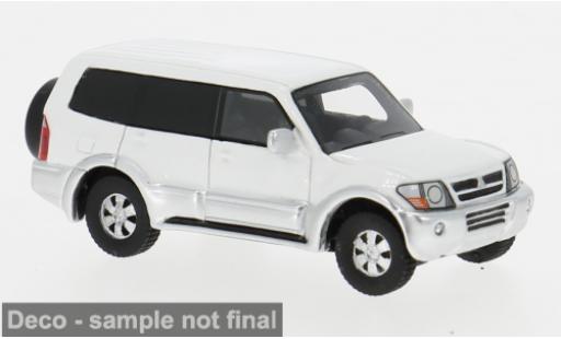 Coche miniatura Mitsubishi Pajero 1/87 BoS Models weiss 2003 1:87 Mitsubishi Pajero 1/87 BoS Models weiss 2003 1:87 coche miniatura