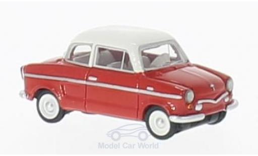NSU Prinz 1/18 BoS Models III rojo/blanco 1960 coche miniatura