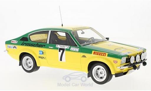 Coche miniatura Opel Kadett GT 1/18 BoS Models C GT/E No.7 Rallye DM Rallye Hessen 1976 W.Smolej/C.Geistdörfer Opel Kadett GT 1/18 BoS Models C GT/E No.7 Rallye DM Rallye Hessen 1976 W.Smolej/C.Geistdörfer coche miniatura