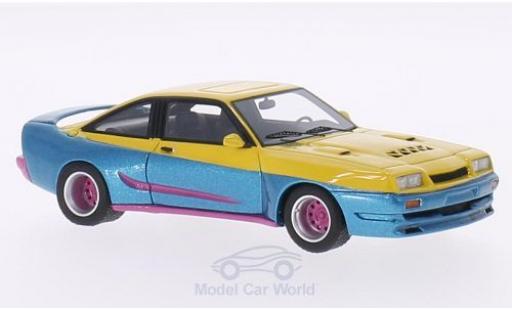 Coche miniatura Opel Manta B 1/43 BoS Models B Mattig metalico amarillo/metalico azul 1991 Opel Manta B 1/43 BoS Models B Mattig metalico amarillo/metalico azul 1991 coche miniatura