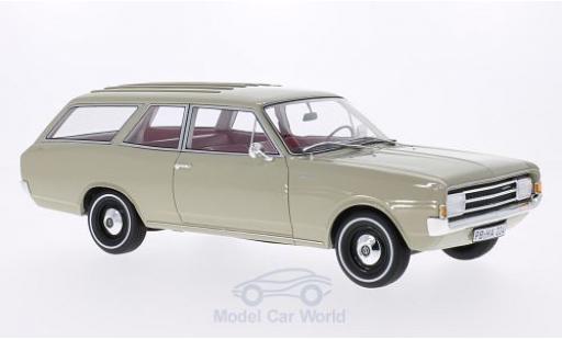 Opel Rekord 1/18 BoS Models C Caravan beige 1970 coche miniatura