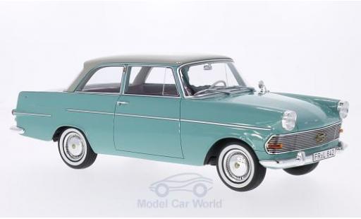 Opel Rekord 1/18 BoS Models P2 verde/gris 1961 coche miniatura