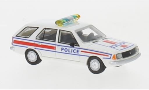Coche miniatura Renault 18 1/87 BoS Models Break blanco/Dekor Police 1978 Renault 18 1/87 BoS Models Break blanco/Dekor Police 1978 coche miniatura