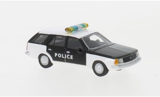Coche miniatura Renault 18 1/87 BoS Models Break blanco/negro Police 1978 Renault 18 1/87 BoS Models Break blanco/negro Police 1978 coche miniatura