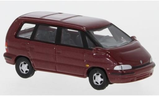 Renault Espace 1/87 BoS Models II metalico rojo 1991 coche miniatura