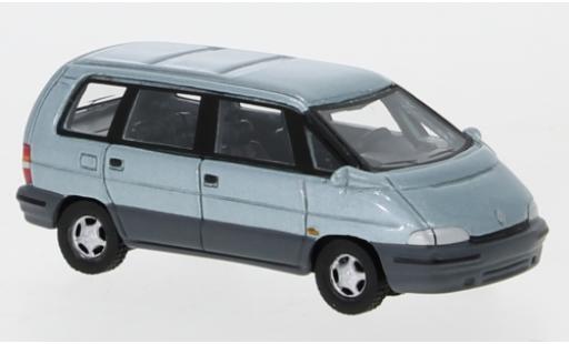Renault Espace 1/87 BoS Models II metalico azul 1991 coche miniatura