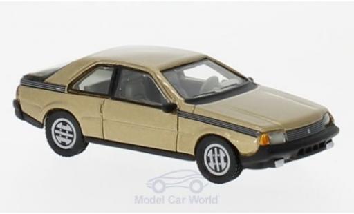 Renault Fuego 1/87 BoS Models metalico beige 1980 coche miniatura