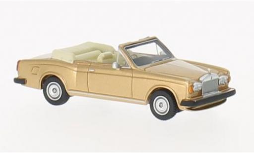 Rolls Royce Corniche 1/87 BoS Models Convertible gold RHD 1974 coche miniatura
