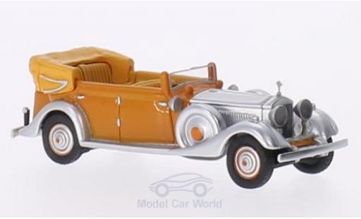 Rolls Royce Phantom 1934 1/87 BoS Models II Thrupp & Maberly naranja/aluminium RHD 1934 Star of India coche miniatura