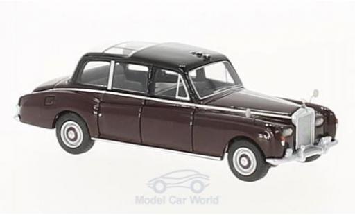 Rolls Royce Phantom 1/87 BoS Models VI rojo/negro Queen Elizabeth 1977 coche miniatura