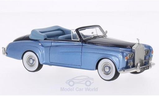 Coche miniatura Rolls Royce Silver Cloud 1/43 BoS Models III DHC metalico azul/metalico azul RHD 1964 Rolls Royce Silver Cloud 1/43 BoS Models III DHC metalico azul/metalico azul RHD 1964 coche miniatura