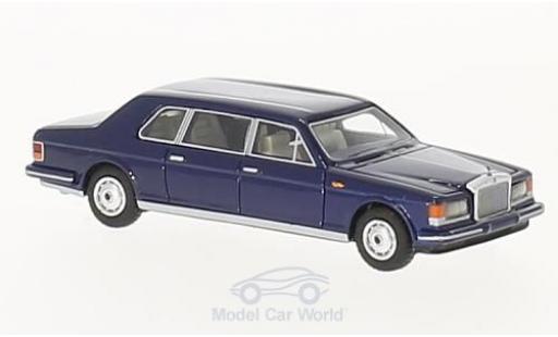 Rolls Royce Silver Spur 1/87 BoS Models II Touring Limousine azul 1985 coche miniatura