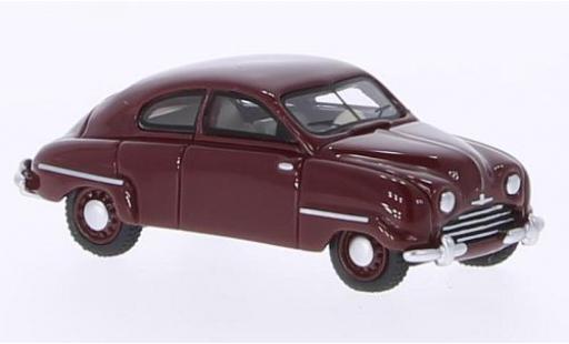 Saab 92B 1/87 BoS Models rojo 1953 coche miniatura