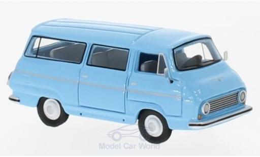 Coche miniatura Skoda 1203 1/87 BoS Models Bus azul 1968 Skoda 1203 1/87 BoS Models Bus azul 1968 coche miniatura