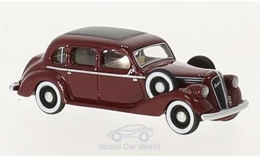 Skoda Superb 1938 1/87 BoS Models 913 rojo RHD 1938 coche miniatura