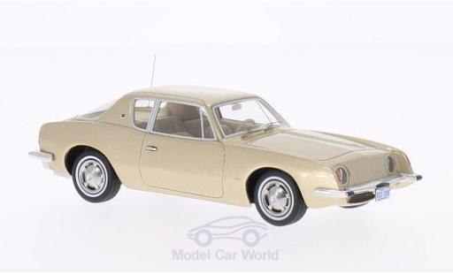 Coche miniatura Studebaker Avanti 1/43 BoS Models metalico beige 1963 Studebaker Avanti 1/43 BoS Models metalico beige 1963 coche miniatura