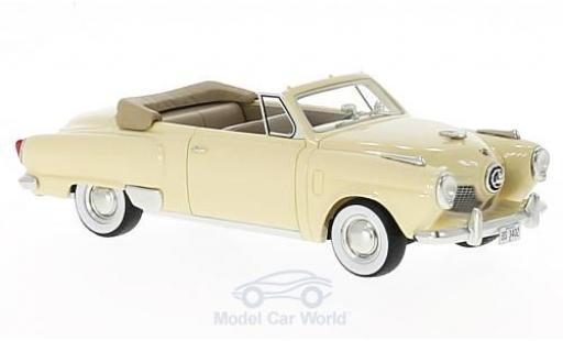 Coche miniatura Studebaker Champion 1/43 BoS Models Convertible beige 1951 Studebaker Champion 1/43 BoS Models Convertible beige 1951 coche miniatura
