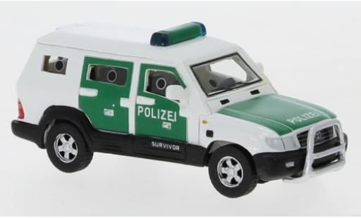 Coche miniatura Toyota Land Cruiser 1/87 BoS Models Survivor Polizei 2004 Toyota Land Cruiser 1/87 BoS Models Survivor Polizei 2004 coche miniatura