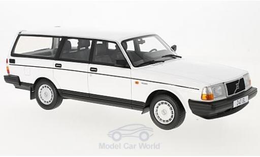 Coche miniatura Volvo 240 GL 1/18 BoS Models GL blanco 1989 Volvo 240 GL 1/18 BoS Models GL blanco 1989 coche miniatura