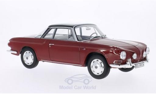 Volkswagen Karmann 1/18 BoS Models Ghia Typ 34 rojo/negro 1961 coche miniatura