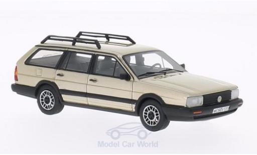 Coche miniatura Volkswagen Passat 1/43 BoS Models Variant GT Syncro metalico beige 1985 Volkswagen Passat 1/43 BoS Models Variant GT Syncro metalico beige 1985 coche miniatura