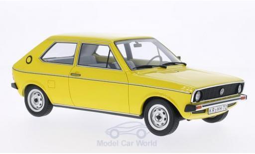 Coche miniatura Volkswagen Polo 1/18 BoS Models I L (Typ 86) amarillo 1975 Volkswagen Polo 1/18 BoS Models I L (Typ 86) amarillo 1975 coche miniatura
