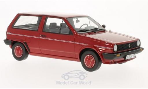 Coche miniatura Volkswagen Polo 1/18 BoS Models II (Typ 86c) Steilheck Fox rojo 1986 Volkswagen Polo 1/18 BoS Models II (Typ 86c) Steilheck Fox rojo 1986 coche miniatura