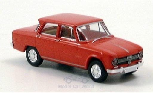 Coche miniatura Alfa Romeo Giulia 1/87 Brekina 1300 rojo 1964 Alfa Romeo Giulia 1/87 Brekina 1300 rojo 1964 coche miniatura